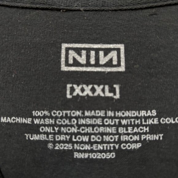 Nine Inch Nails Peel it Back Tour T-shirt 3xl - Picture 4 of 4